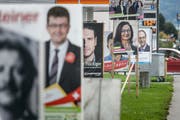 Schon bald werden die Parteien wieder mit Plakaten werben. (Bild: Michel Canonica, 24. September 2015)