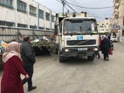 Das Uno-Hilfswerk UNRWA betreibt die Müllabfuhr, aber auch Schulen und Spitäler: Ein Flüchtlingslager in der Nähe von Ramallah im Westjordanland. (Bild: Patrik Müller, 26. Oktober 2019)