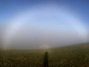 Der Nebelbogen ist ein enger Verwandter des Regenbogens. (Bild: Andreas Walker)
