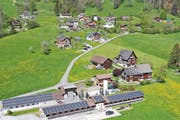 Drohnenaufnahme vom Quartier an der Horbenstrasse. (Bild: PD)