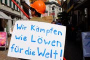 Der Thurgauer Slogan von Florian Müller (37) aus Berg. (Bild: Rahel Haag)