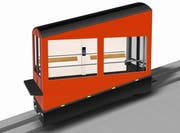 Die neue Kabine der Mühleggbahn. (Bild: PD)