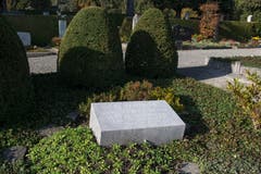 Eines der prominentesten Gräber im Friedental: jenes des Nobelpreisträgers Carl Spitteler (1845-1924).