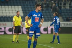 Enttäsucht: Luzerns Tomi Juric nach dem Spiel. (Bild: Dominik Wunderli (Luzern, 4. November 2018))