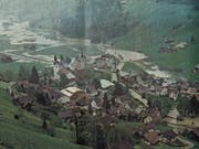 Das Thurtal zwischen Unterwasser und Starkenbach glich vor 20 Jahren für Stunden einer Seenlandschaft. (Bild: PD)