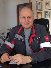 Azovstal-Chef Enver Tkitischwili. (Bild: Paul Flückiger)