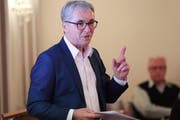 Ständerat Erich Ettlin an einer Veranstaltung der SVP Obwalden. (Bild: Roger Zbinden (Engelberg, 25. April 2017))