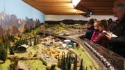 Ein Teil der Anlage des Modelleisenbahnclubs Wittenbach-Kronbühl.