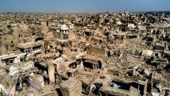 Die komplett zerstörte Altstadt von Mossul. (Bild: Philipp Schmidli (13. Juli 2018))