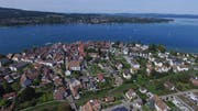 Blick auf Steckborn, den Untersee und die Halbinsel Höri (D). (Bild: Olaf Kühne)