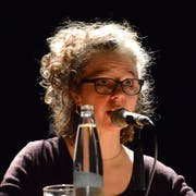 Melinda Nadj Abonji in der Theaterwerkstatt Gleis 5. (Bild: Mathias Frei)
