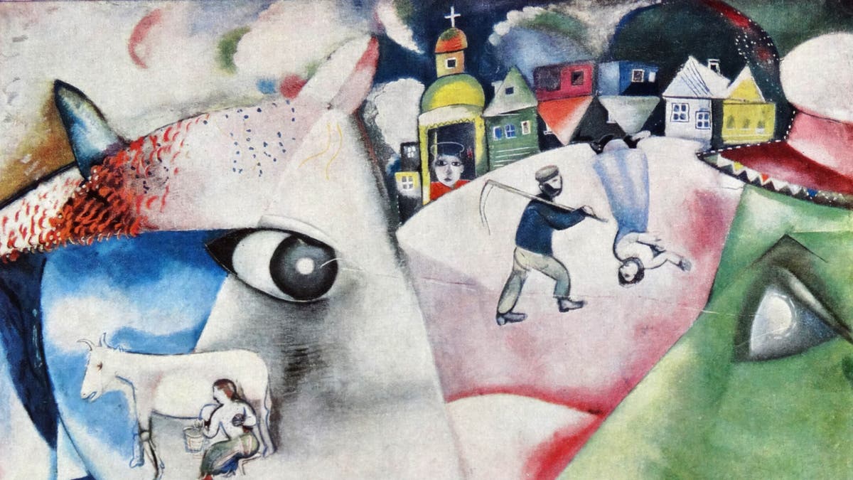 Ein Dorf Steht Kopf Marc Chagall In Unserer Meisterwerk Serie St Galler Tagblatt