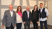 Sepp Germann, Chantal Schmid, Ueli Roth, Martina Schlumpf und Philpp Kamm, fünf der sechs im Amt bestätigen Vorstandsmitglieder des Fördervereins Klangwelt Toggenburg. (Bild: Adi Lippuner)