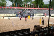 2018 fand das Beachvolleyball Tournier im Lido Luzern noch statt, wie es weiter geht, ist aber unklar. (Bild: Manuela Jans-Koch (Luzern, 10. Mai 2018))