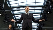 Frankreichs Präsident Emmanuel Macron offenbart politische Schwächen. (Ludovic Marin/EPA (Paris, 9. Oktober 2018)