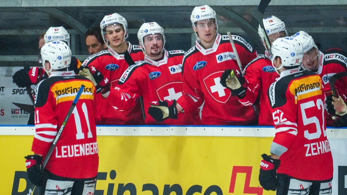 Die Schweizer Eishockey-Nati spielt am 19. April in Zug ...