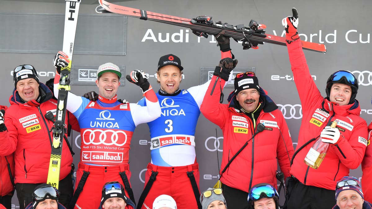 Plätze 2, 3, 4 und 5 für die Schweiz: Beat Feuz führt ...