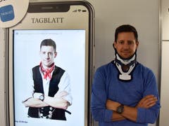 Mirco Scherrer ist das Gesicht der TOM. Das Foto für das Plakat wurde glücklicherweise vor seinem Unfall geschossen. (Bild: Ruben Schönenberger, 11. Mai 2019)