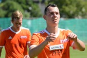Silvan Bechtiger hat sich nach seinem Wechsel zu Linth 04 auf Anhieb zurechtgefunden bei den Glarnern zurechtgefunden. (Bild: Beat Lanzendorfer)