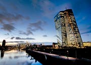 Sitz der Europäischen Zentralbank (EZB) in Frankfurt am Main. Bild: Michael Probst/AP (11. Dezember 2018)