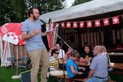 Slampoetinnen und Slampoeten erobern das Land. Der Langenthaler Valerio Moser gehört zum OK der diesjährigen Meisterschaft in Luzern (siehe Interview unten). (Bild: Richard Greuter, Ennetbürgen, 31. Juli 2017)