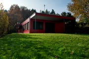 Der Kindergartenpavillon bei der Schulanlage Hübeli soll aufgestockt werden. (Bild: Nadia Schärli, Emmen, 30. Oktober 2015)