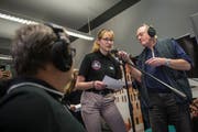 Einige Schüler der Kantonsschule Musegg konnten mit einem Astronauten auf der Internationalen Raumstation ISS kommunizieren. (Bild: Dominik Wunderli (Horw, 4. Februar 2019))