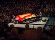 Eröffnung des Piano-Festivals 2017: «Piano Off-Stage» mit Tommy Weiss und Lluãs Coloma im Duett. (Bild: Priska Ketterer/Lucerne Festival (Luzern, 21. November 2017))