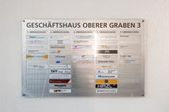 Der Blick auf die Info-Tafel im Eingang verrät es bereits: Das Haus Union lebt! (Bild: Urs Bucher - 21. August 2019)