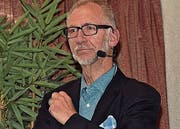 Präsident John de Haan leitete die 99. Generalversammlung des Gewerbeverbandes, der 2019 jubiliert. (Bilder: Robert Hess (Sarnen, 16. Mai 2018))