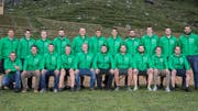 Das St. Galler Team ist bereit für das Eidgenössische Schwing- und Älplerfest in Zug vom kommenden Wochenende. (Bild: Lorenz Reifler)