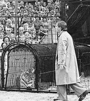 Emil in einer Vorstellung des Circus Knie 1977. (Bild: PD)