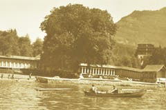 Strandbad Weggis, undatiertes Bild. (Bild: Verein Historisches Archiv Weggis)