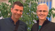 Felix Koch (Geschäftsführer, links) und Hansruedi Koch wurden neu in den Kirchgemeinderat gewählt. (Bild PD)