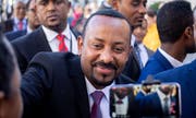 Der Silberstreif am äthiopischen Horizont: Abiy Ahmed ist seit diesem Frühling Regierungschef der afrikanischen Bundesrepublik. (Bild: Kay Nietfeld/Keystone/dpa (Berlin, 30. Oktober 2018))