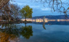 Villette Park in Cham. (Bild: Daniel Hegglin, 8. April 2019)