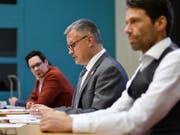 Severin Gutjahr-Preisig, Christoph Kohler und Samuel Oberholzer. (Bild: Manuel Nagel)