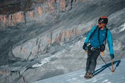 Schnee, Felsen und dünne Luft: Hier fühlt sich Damian Göldi wohl. (Bild: PD)