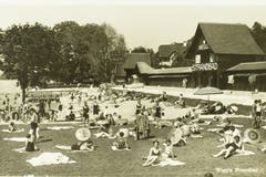 Strandbad Weggis, undatiertes Bild. (Bild: Verein Historisches Archiv Weggis)