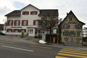 Das Restaurant Ochsen und das Farinolihaus liegen dicht an dicht. (Bild: Markus Schoch)