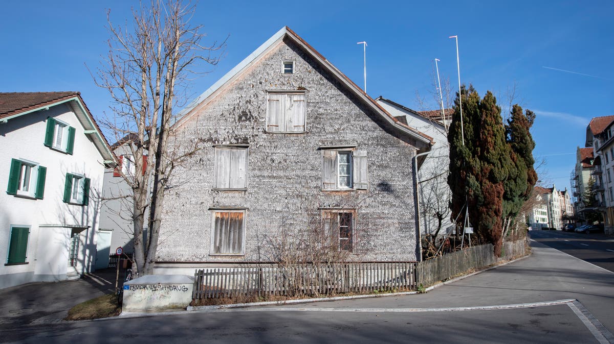 Das Haus an der Burgstrasse 92 aus dem Jahr 1850 wird im