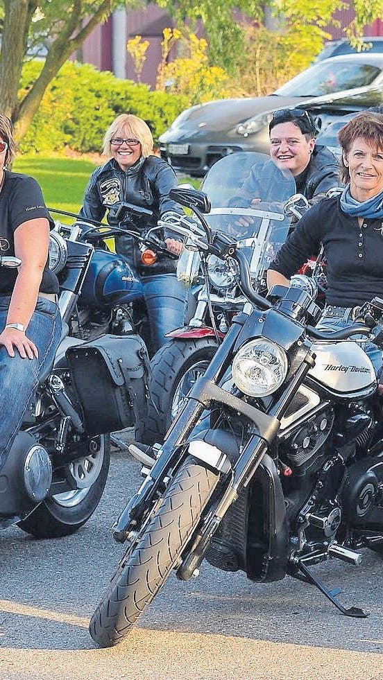 Frauen motorrad treffen