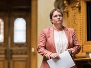 Wer am Frauenstreik mitmachen will, soll freinehmen, sagt Magdalena Martullo-Blocher. (KEYSTONE/Alessandro della Valle)