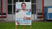 Wahlplakat von Gabriel Macedo. (Bild: Manuel Nagel)
