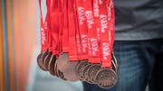 Die Medaille ist der Lohn jedes Finishers.