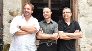 Florian Rexer, Andi Angehrn und Roman Bottlang. (Bild: Manuel Nagel)