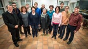 Die Pfarrwahlkommission mit Kirchenpräsident Alfred Hunziker (links) sucht nun zwei Pfarrerinnen oder Pfarrer für Gachnang. (Bild: Reto Martin)