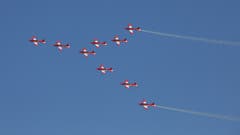 Weitere Impressionen der Flugschau. (Bild: Peter Vonwil, Luzern, 13. Oktober 2018)