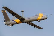 Drohne des Typs Hermes 900 den die Schweiz kauft. (Bild: Elbit Systems)