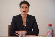 Finanzdirektorin Maya Büchi. (Bild Dominik Wunderli (Sarnen, 23. September 2018))